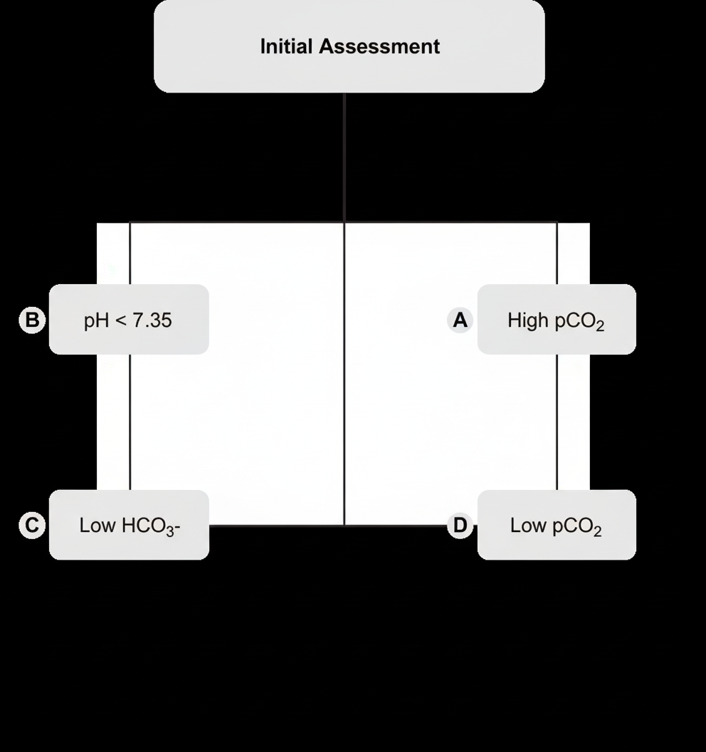 ABG Interpretation Flowchart