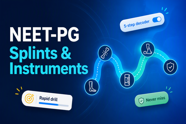 NEET-PG Splints & Instruments