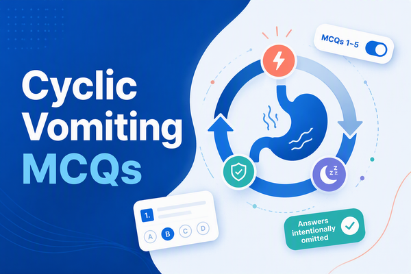 Cyclic Vomiting MCQs